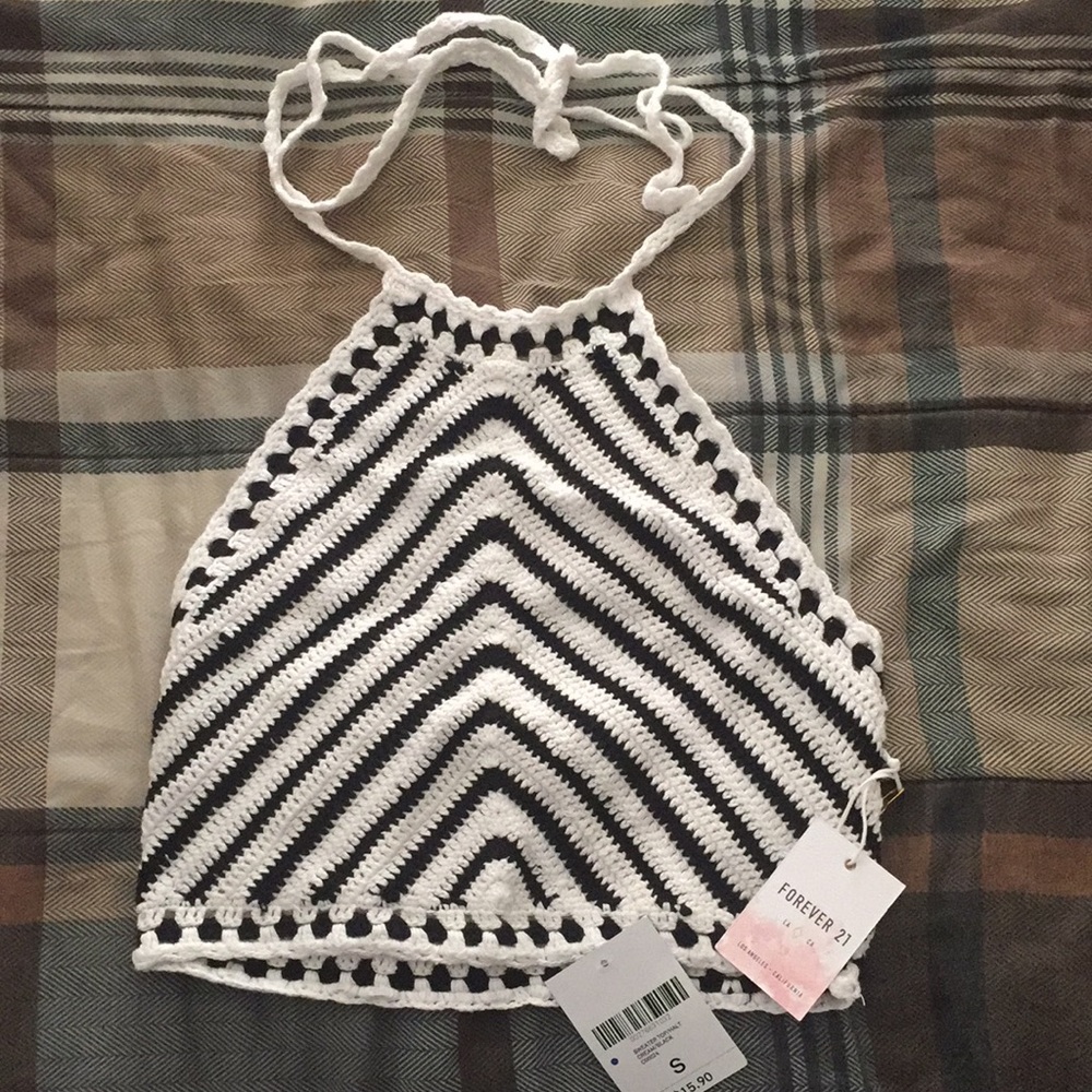 Crochet Halter Crop Top